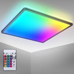 I Plafonnier led rgb i Panneau led ultraplat i Changement de couleur i Plafonnier rgbw à intensité