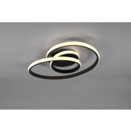 Plafonnier Sansa Noir mat 1x18,5W SMD LED - Noir