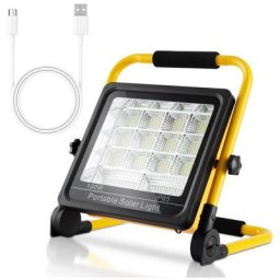 Projecteur led Rechargeable 100W Projecteur Chantier 120000mAh Lumiere led Sans Fil Exterieur