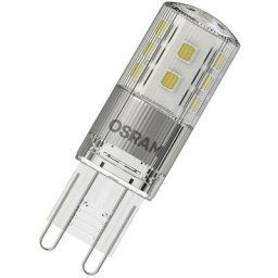 Lampe led pin dimmable avec culot G9, blanc chaud (2700K), 350 lumens, verre clair, paquet