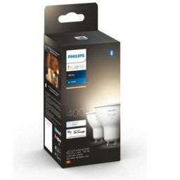 Philips - Hue White, ampoules led Connectées GU10, Compatible Bluetooth, pack de 2, fonctionne avec