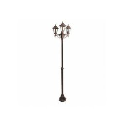 Lampadaire Extérieur 3 Têtes 3x60W E27 Fonte Rouille loan