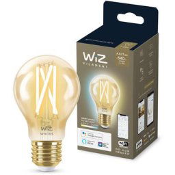 WiZ ampoule LED Connectée Wi-Fi E27, Standard Vintage, Nuances de Blanc, équivalent 50W, 640 lumen,