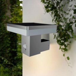 Applique Led solaire inox SUN–1000 - Détecteur de mouvements - 3 modes d'éclairage 150 à 1000 lumens