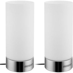 2x Lampes de table led fonction tactile luminosité réglable E14 Chambre Salon lampe de chevet