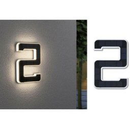 Eclairage solaire pour numéro de maison Paulmann 79843 led intégrée n/a Puissance: 0.20 w blanc