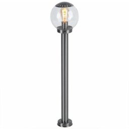 Lampadaire d'extérieur lampadaire de jardin en acier inoxydable lampadaire de jardin, boule en