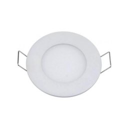 Ohm-easy - Plafonnier led 3W 230V encastrable ultra fin teinte blanc chaud