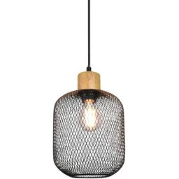 Lúzete - suspension ø 18 cm E27 becca - Sther noir