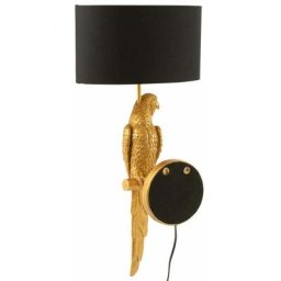 Applique Murale Design oiseau 70cm Or & Noir - Paris Prix