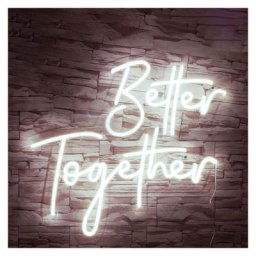 1pc led néon Signe Better Together pour fête décoration Art décoration lampe neon pour fête