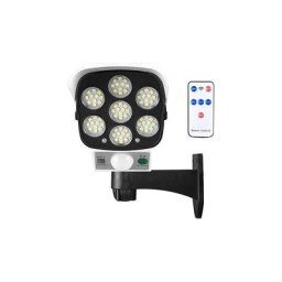 Lampe solaire Lampe solaire d'extérieur avec détecteur de mouvement sans fil et caméra de sécurité