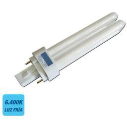 Ampoule basse consommation lynx 18w 2 pins g24d-2 6400k lumière froide 15cm EDM