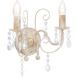 Maisonchic - Applique murale Lampe murale | Lampe Salon à perles Lampe murale | Lampe Salon Blanc