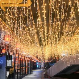 Guirlande led,led Rideau Lumière,Guirlande Lumineuse 600 LEDs 20m blanc chaud Noël Cônes de glace