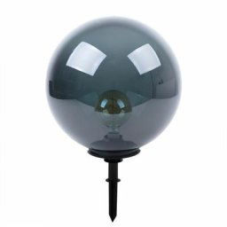Boule lumineuse d'extérieur design, dimmable, lampe à brancher, terrasse, fumée, télécommande dans