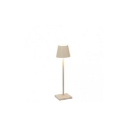 Zafferano - Lampe de table led Poldina Pro Micro sable rechargeable et dimmable