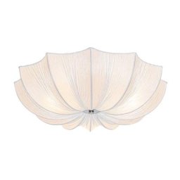Qazqa - plu - Plafonnier Design - 3 lumière - ø 52 cm - Blanc - Design - Éclairage intérieur