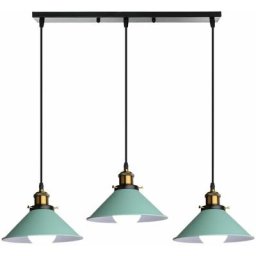 Suspension Luminaire Industrielle 3 Lumière Plafonniers Design Edison Métal Lustre Suspension avec