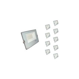 Projecteur led Extérieur 50W IP65 - bleu gris (Pack de 10) - Blanc Froid (6000K - 8000K)