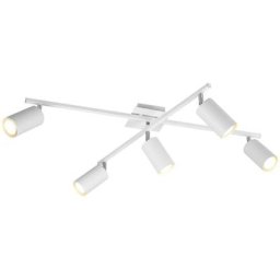 Plafonnier Marley Blanc 5x35W GU10 - Blanc