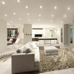 Ensemble de 20 spots encastrables au plafond muraux à led s'allument autour de l'éclairage au