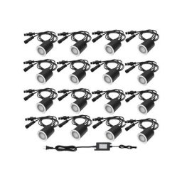 Spot encastrable exterieur 16 kits d'éclairage principal de plate-forme de LED φ32mm IP67