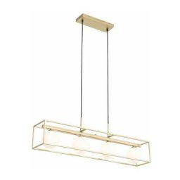 Aniek - Suspension multiples Design - 4 lumière - l 90 cm - Doré/Laiton - Design - Éclairage