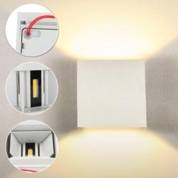 Applique led Keller Applique murale Angle réglable Escaliers Extérieur IP65 Lampe de salle de bain
