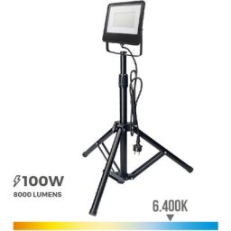 Projecteur led avec tripode 100w 6400k EDM