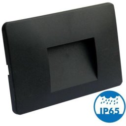 Arum Lighting - Applique Murale Extérieure Balisage Noir 2W IP65 Température de Couleur: Blanc