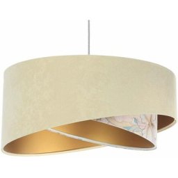 Bps Koncept - Suspension galaxy asymetric - Crème, multicolore, or - Crème, multicolore, or