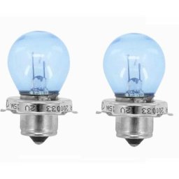 2x ampoule 12V 15W P26S bleu type xenon moto scooter cyclomoteur
