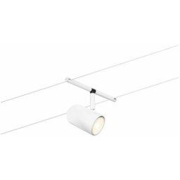 Paulmann - Système de corde Spot Cup Blanc Matt, Chrome sans ampoules Max. 1xw gu5,3 dc 60VA