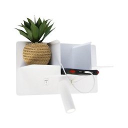 Thijs - led Applique murale Moderne - 1 lumière - l 28 cm - Blanc - Moderne - Éclairage intérieur