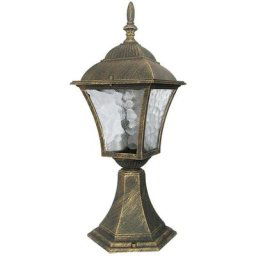 Rabalux - Lampe de table Lampadaire Lampe d'extérieur verre métallique Toscana antikgold Ø20,5cm b: