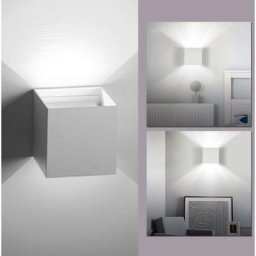 Applique murale led Déco IP65 Lampe murale Extérieur Escalier Intérieur 7W Blanc Froid - Blanc