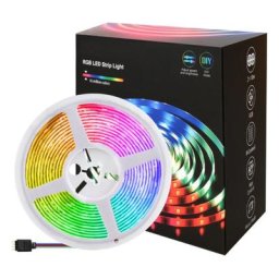 Bande led 10m dimmable bande lumineuse rgb stripes multicouleur guirlande lumineuse télécommande