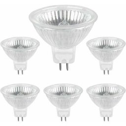 Ampoule Halogene GU5.3 50W 12V, 800lm Blanc Chaud 2700K Dimmable, Ampoule Spot Halogène MR16, pack