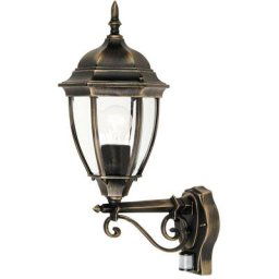 Paroi extérieure lampe lumière verre métallique Toronto antikgold Ø20,5cm l: 30cm h: 53cm avec