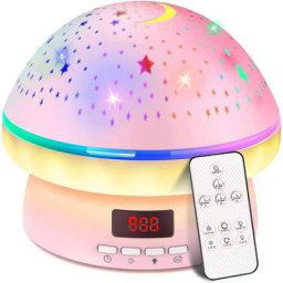 BDD - Jouets pour garçons et filles de 2 à 10 ans, veilleuse à projecteur étoile rotative, cadeaux