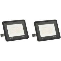 Vidaxl - Projecteurs à led 2 pcs 50 w Blanc chaud Blanc chaud