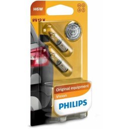 Ampoule halogène Philips 24720930 Standard H6W 6 W 2 pc(s)