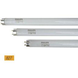Philips - Tube fluorescent 18w triphosphor 827k modèle: t8 lumière chaude.
