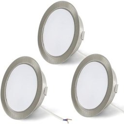Tumalagia - Set de 6 led luminaires pour meuble ,5W, encastrable pour meuble plat led, spot