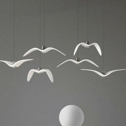 Lustre, comptoir de bar de restaurant nordique lampe suspendue 3000K lumière chaude conception de