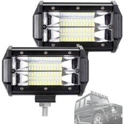 Projecteur seul 2 x 72W Projecteur Phare de Travail à led Offroad 12V 24V Lumière réflecteur Phare
