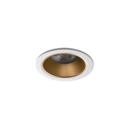 Support Spot Encastrable Plafond Or/Blanc 10W MR16/PAR16 Ø89mm GU10 /Gx5.3 IP20