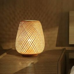 Bambou Tissage Lanterne Lampe De Table Lampe De Chevet Style Japonais Simple Décoratif Table