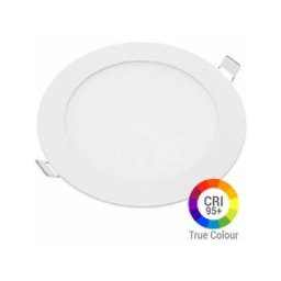 Optonica - Plafonnier led Rond 18W Extra Plat Encastrable IRC95 - Blanc du Jour 6000K